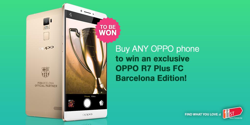 Purchase of any OPPO products on 11street.my
