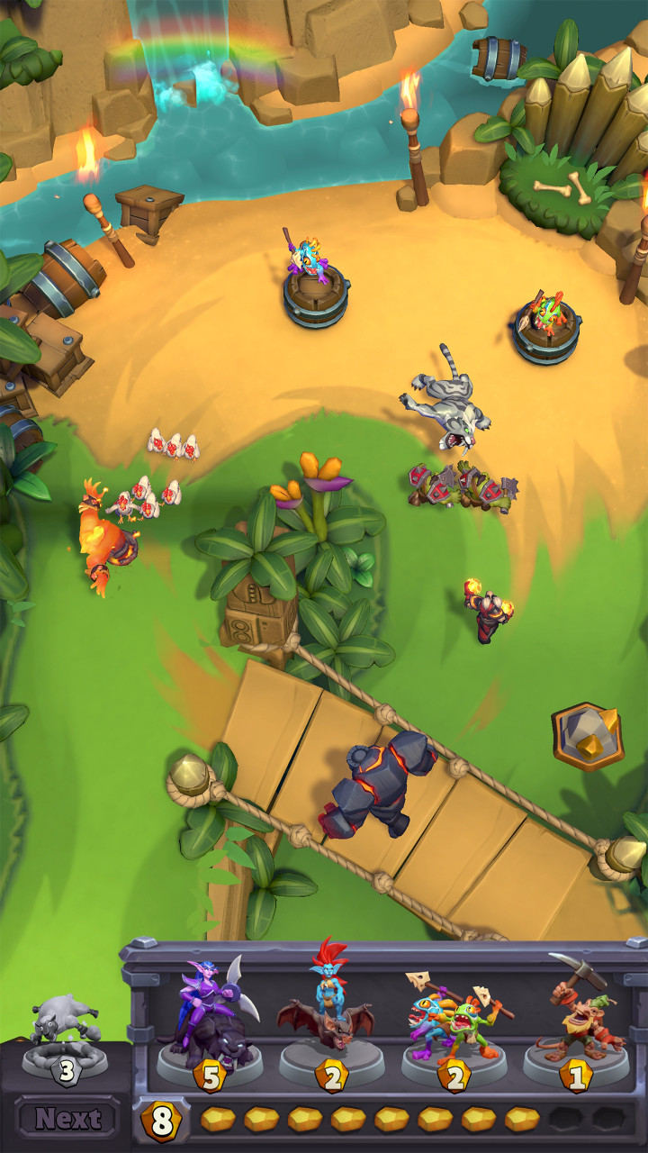 魔兽版的《Clash Royale》?手游《Warcraft Arclight Rumble》正式公开:将在iOS和Android上推出,现已开放预注册! 2 WarcraftArclightRumble FightFamiliarFoes1