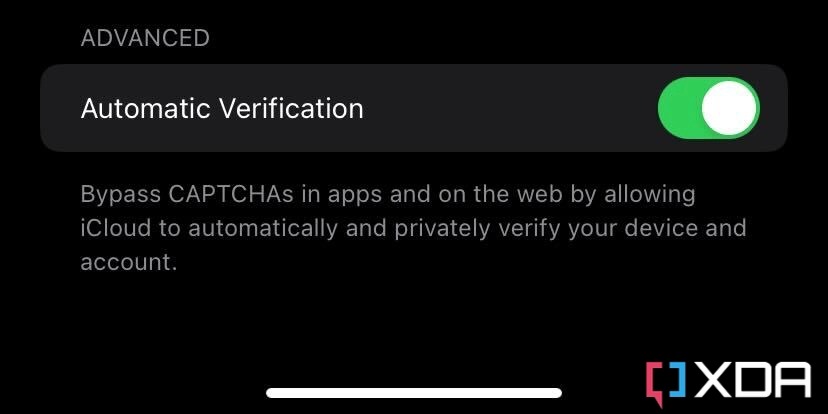 iOS 16新功能:让机器人帮你跟网站证明你不是机器人 2 Automatic CAPTCHA verification o