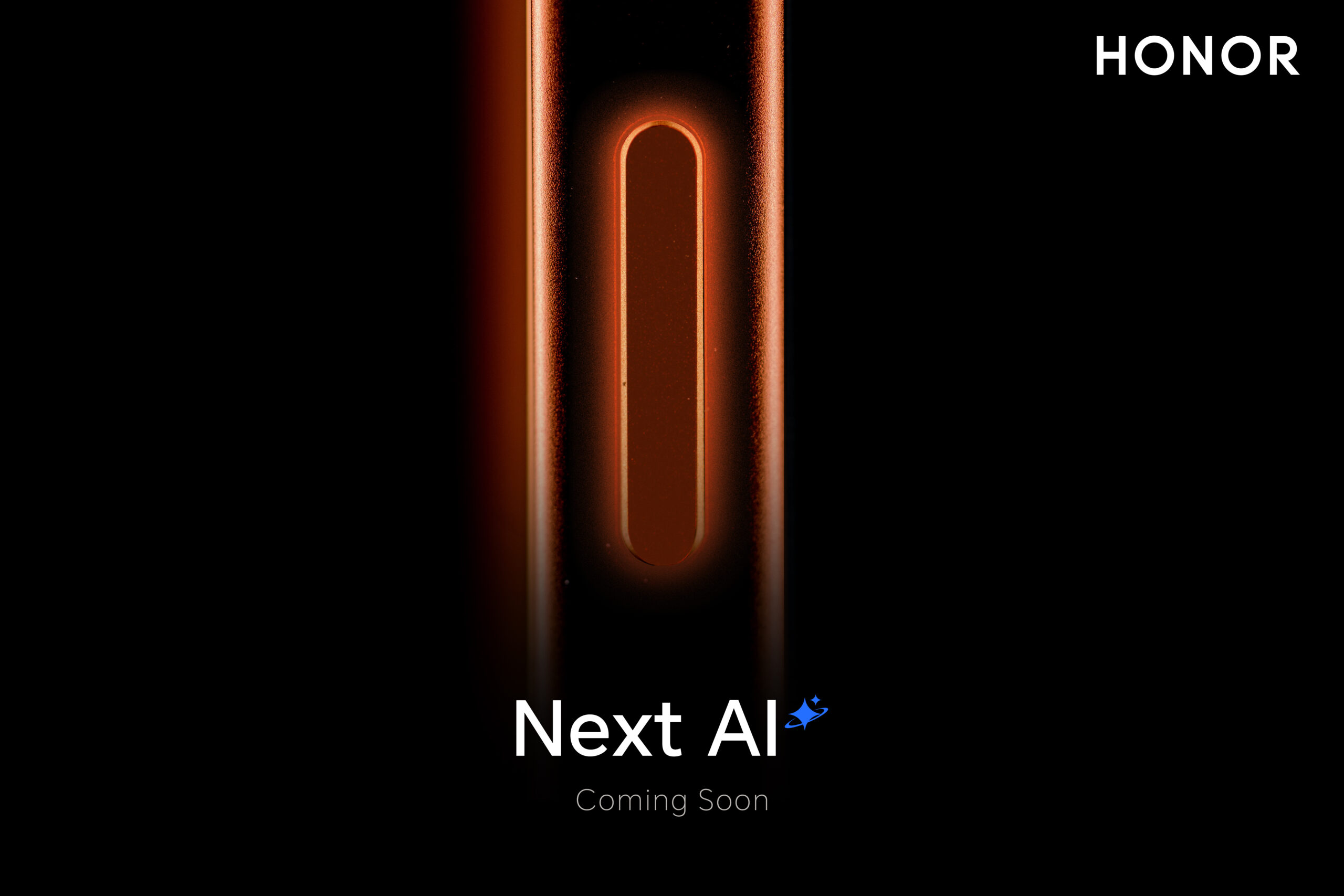 HONOR预告神秘旗舰新机登场!橙色机身设计、AI Button、后置三摄,你猜猜它是谁? 3 HONOR New Flagship AI Button scaled