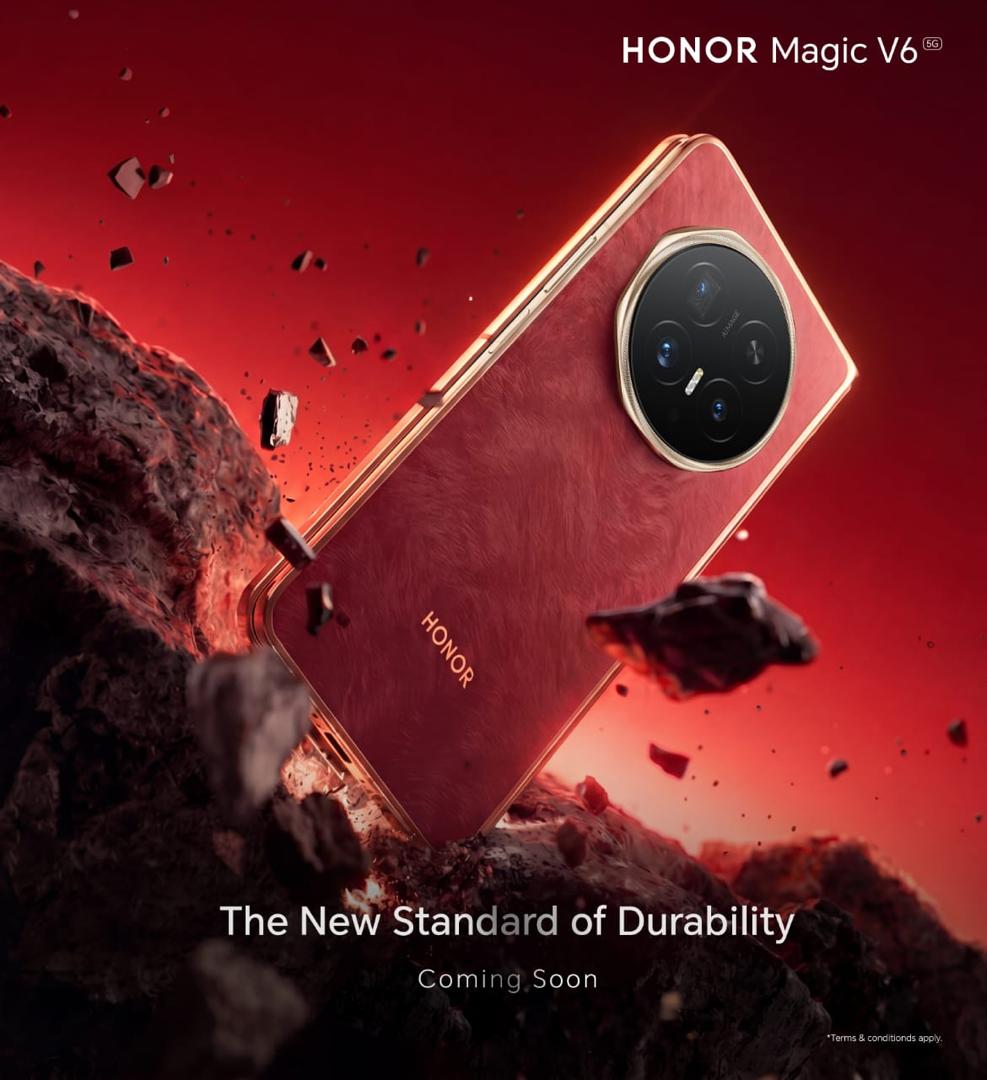 HONOR Magic V6确认登陆马来西亚!Ferghana Red配色首发登场! 2 HONOR Magic V6 Coming Soon to Malaysia Vertical
