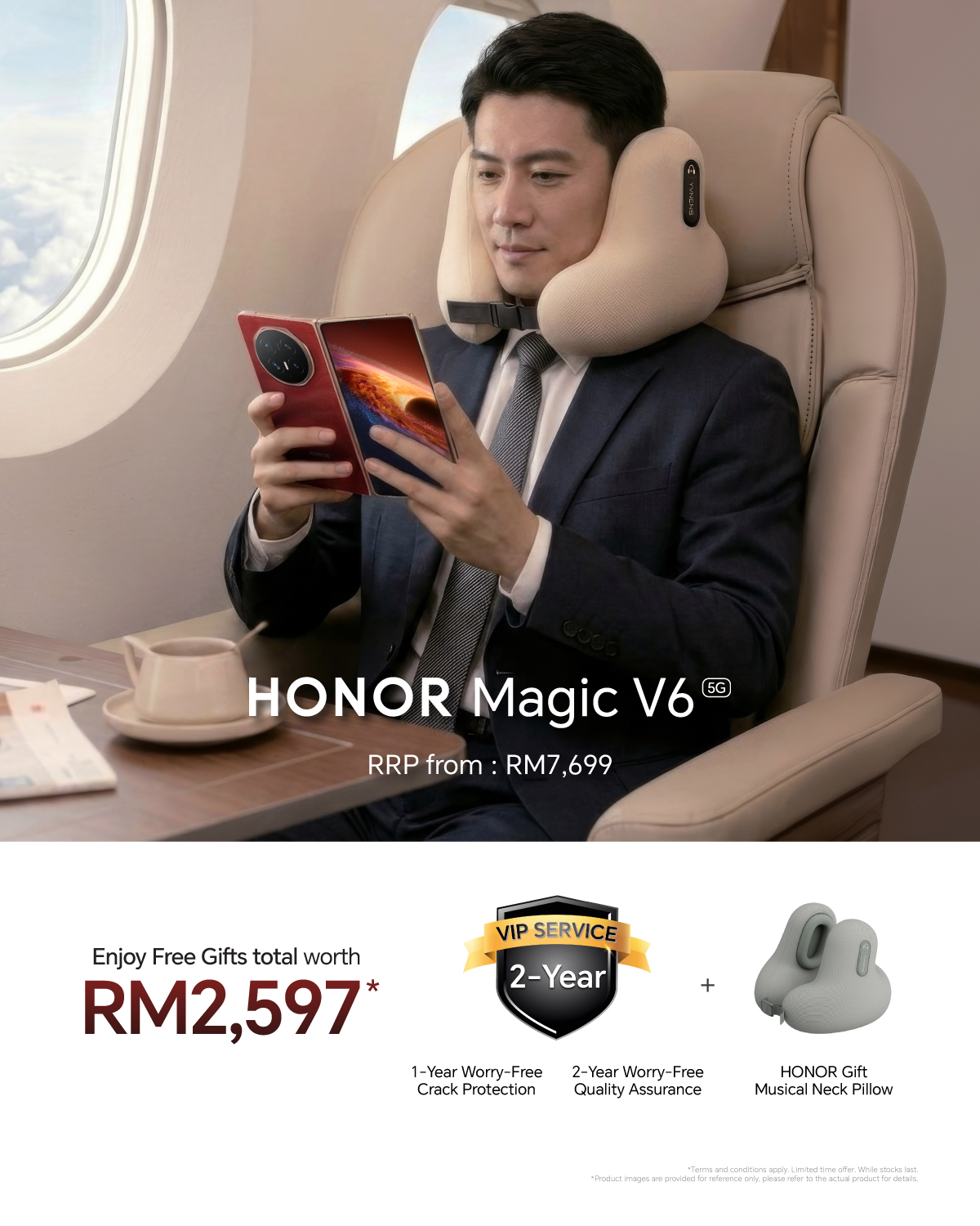 The HONOR Magic V6 free gift bundle KV SM